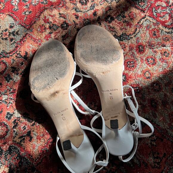 STUDIO AMELIA White Aviary Heel - Picture 4 of 6